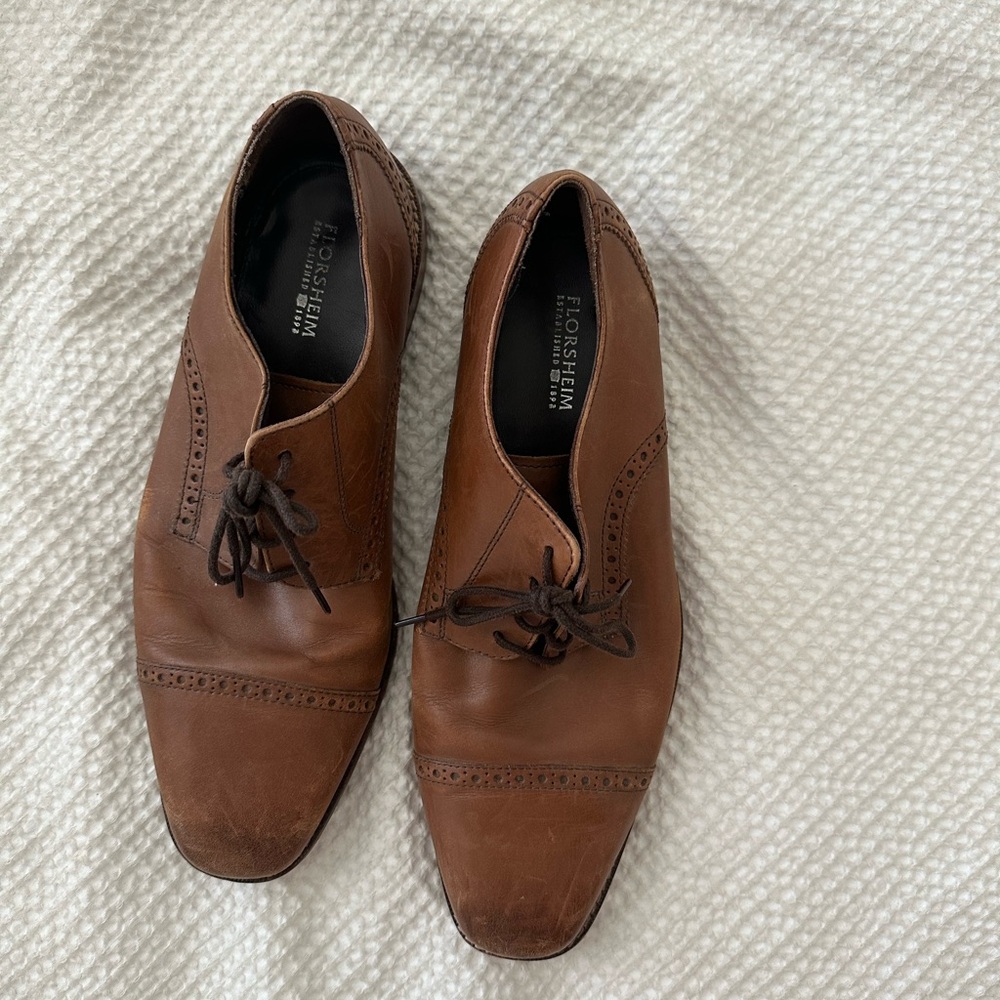 Florsheim Oxford dress shoe in cognac